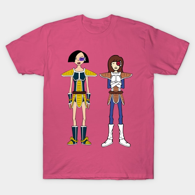 DARIA & JANE SAIYANS T-Shirt by Karambola